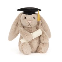 Jellycat Bashful Bunny Graduation Outfit Soft Toy (BAS3GRAD)