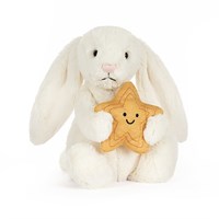 Jellycat Cream Bunny With Star Soft Toy (BB3STAR)