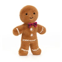Jellycat Jolly Gingerbread Fred Original Christmas Soft Toy (JGB3FT)