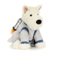 Jellycat Munro Scottie Dog Space Outfit Soft Toy (MUN3SPD)