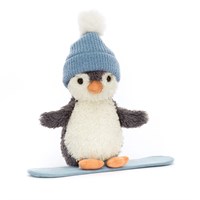 Jellycat Peanut Penguin Snowboarding Small Christmas Soft Toy (PNS3SB)