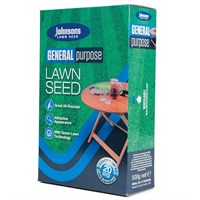 Johnsons General Purpose Lawn Grass Seed 500g 20sqm