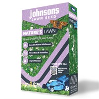 Johnsons Nature's Grass Lawn Seed with Wildflowers 400g (JNAT400)