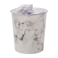 JVL Marble Plastic Waste Paper Bin (16-210)