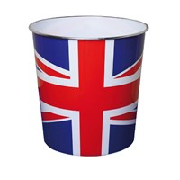 JVL Union Jack Plastic Waste Paper Bin (15-943)