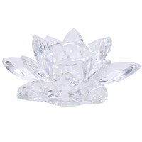 Kaemingk 13.5cm Christmas Tealightholder In Clear Glass (645809)