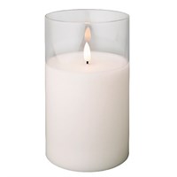 Kaemingk 17.5cm LED Candle Light Up Christmas Decoration - White (485356)