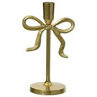Kaemingk 21cm Christmas Bow Candleholder In (729372)