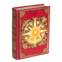Kaemingk 22cm Red Star Light Up Christmas Book Decoration (480874)