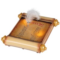 Kaemingk 26cm LED Light Up Sant'as List Christmas Decoration (484204)
