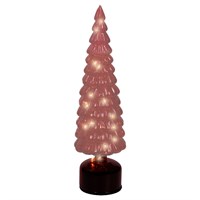 Kaemingk 39cm Red Light Up Standing Christmas Tree Table Decoration (9489841)
