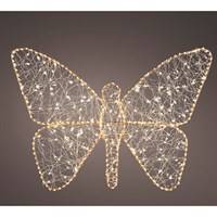 Kaemingk 58cm LED Light Up Christmas Butterfly Shape with 400 Warm White LEDs (501628)
