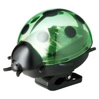 Kaemingk 8cm Solar Garden Light - Green Ladybird (895324)