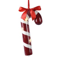 Kaemingk Light Up Haghing Candy Cane Christmas Deocration Red (029364)