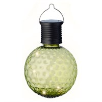 Kaemingk Solar Hanging Dotted Sphere Garden Light - Green (892269)