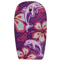 Kandy Toys 33 Inch EPS Body Board - Dolphin & Hibiscus Design (TY9827)