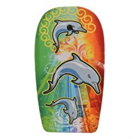 Kandy Toys 33 Inch EPS Body Board - Dolphin & Rose Design (TY9827)