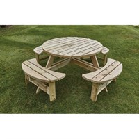 Kelkay Appleton Round Picnic Bench (600003)
