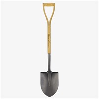 Kent & Stowe Carbon Steel Round Nosed Garden Shovel (70100309)