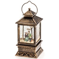 Konstsmide Mini Light Up Christmas Water Lantern Dickensian Style With Warm White LEDs (2809-000)