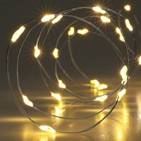 Koopman 100 Warm White Micro LED Wire String Christmas Lights (AX9731440)
