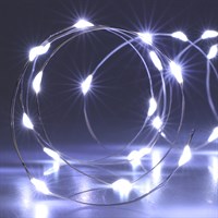 Koopman 100 White Micro LED Wire String Christmas Lights (AX9730440)