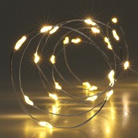 Koopman 40 Warm White Micro LED Wire String Christmas Lights (AX9731420)