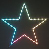 Koopman 45 LED Star Light Up Christmas Decoration (AVX000120)