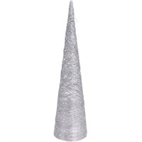 Koopman Silver Cone 40 Warm White LED Battery Opreated Christmas Lights (AMZ100140)