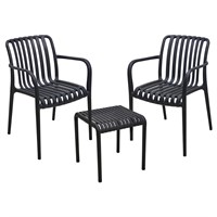 Koopman Garden Bistro Set Black (LF2000130)