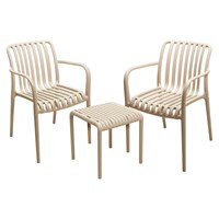 Koopman Garden Bistro Set Warm Grey (LF2000140)