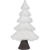 Koopman Glitter White Christmas Tree Decoration - 60cm (YZB003620)