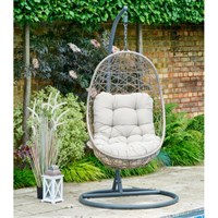 LeisureGrow Monaco Sand Outdoor Garden Furniture Egg Chair (MSA/SET15)