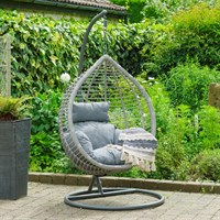 LeisureGrow Salzburg Outdoor Garden Furniture Egg Chair (SALZ/SET6)