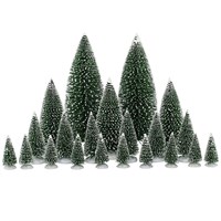 Lemax Assorted Pine Trees Set Of 21 Christmas Accessories (04768)