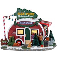 Lemax Farm Fresh Christmas Trees LED Building (25928)