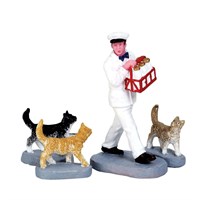 Lemax Merry Milkman Set Of 4 Christmas Figurines (72511)