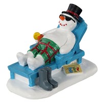 Lemax Christmas Village - Relaxing Snowman Figurine (12039)
