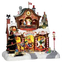 Lemax Santa's Workshop Battery Operated Sights & Sound Building (35558-UK)