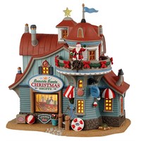 Lemax Christmas Village - Seaside Santa Xmas Shoppe Led Building (25909)