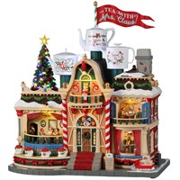 Lemax Tea With Mrs. Claus Sights & Sound Building (35018-UK)
