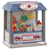 Lemax Christmas Village - The Knit 'N Needle Yarn Shop Battery Operated Table Piece (04760)