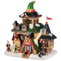 Lemax Elwood's Elf Lodge Battery Operated LED Christmas Building (45224)