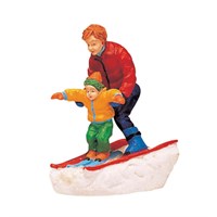 Lemax Father & Son Skiing Christmas Figurine (62169)
