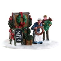 Lemax Handmade Wreaths Christmas Table Piece (83362)