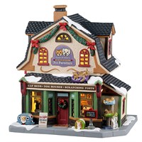 Lemax Luna & Ollie's Custom Pet Furniture LED Christmas Building with Adaptor (55342-UK)