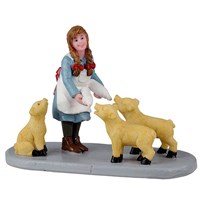 Lemax Lunchtime For Piglets Christmas Figurine (22126)