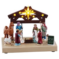 Lemax Nativity Play Battery Operated Christmas Table Piece (54530)