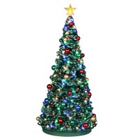 Lemax Outdoor Holiday Tree Battery Operated LED Christmas Table Piece (24954)
