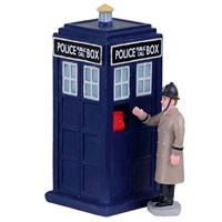 Lemax Police Call Box Set Of 2 Christmas Table Piece (03509)